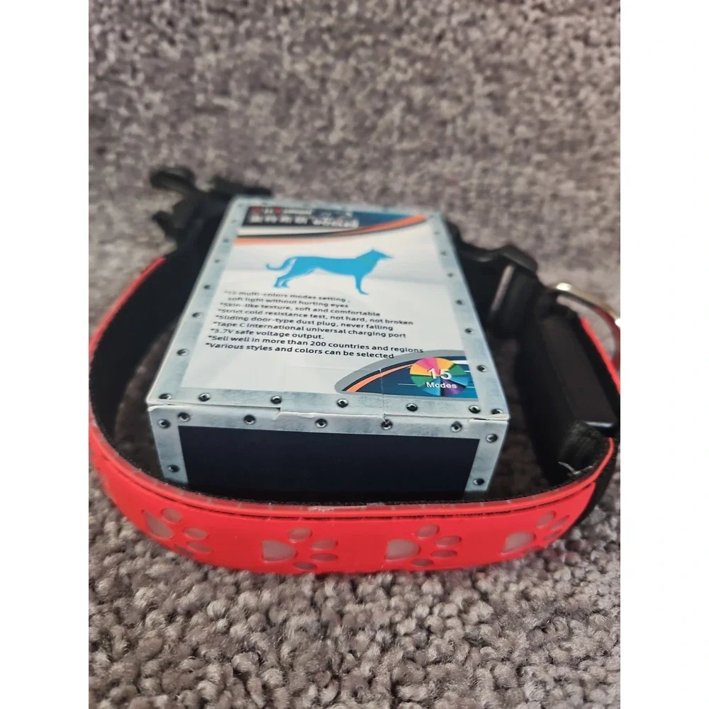LED Recharable Pet Collar. New